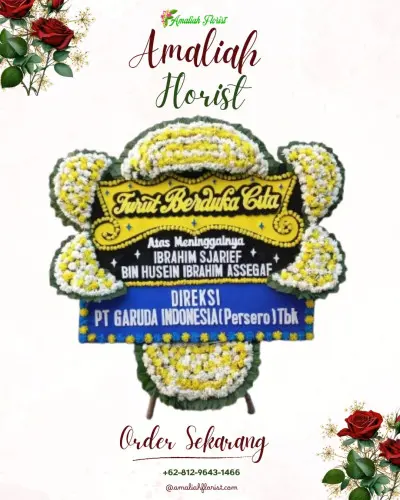 Papan Bunga Duka di Wargaasih