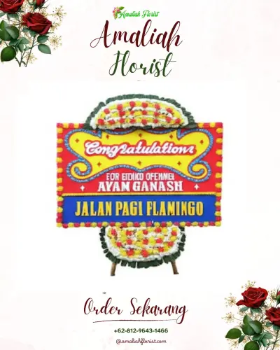 Bunga Papan Congratulation di Wargaasih